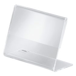Sigel Tischaufsteller PA107 Transparent Acryl 9 x 3,7 x 6,5 cm 10 Stück