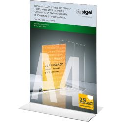 SIGEL Tischsteller A4 TA220 transparent
