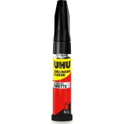 UHU Sekundenkleber blitzschnell Flüssig Transparent 3 g 45570