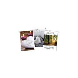Braun & Company Trauerkarten Mehrfarbig 230gsm 5939-0041 3 Stück