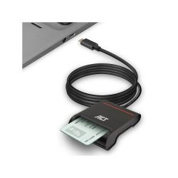 ACT USB-C Lesegerät für eID oder Chipkarte AC6020 Schwarz