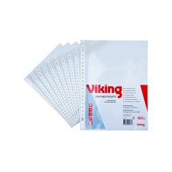 Office Depot Prospekthüllen A4 Transparent 110 Mikron PP (Polypropylen) Oben 23 Löcher 25 Stück