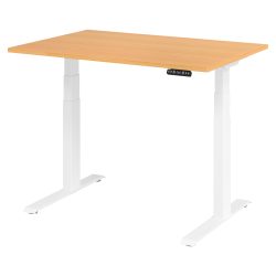 Hammerbacher Sitz-Steh-Arbeitsplatz XDKB12 1.200 x 800 x 1.290 mm Buche
