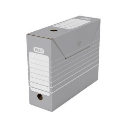 ELBA Tric Archivbox Grau 9,5 x 26,5 x 34 cm Wellpappe 50 Stück