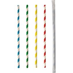 PAPSTAR Trinkhalme 87014 Farbig assortiert 100 Stück