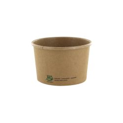 PAPSTAR Suppenschalen pure 87264 Frischfaser-Karton, BIO-beschichtet 25 Stück