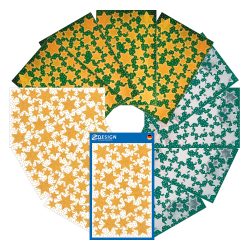 AVERY Zweckform Weihnachten Sticker Mehrfarbig 130 x 183 mm