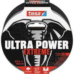 tesa Klebeband Ulra Power Extreme Schwarz 50 mm (B) x 25 m (L)