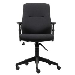 Realspace Ergonomischer Bürostuhl Stanley Stoff Schwarz