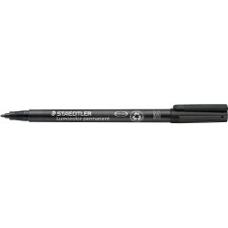 STAEDTLER Lumocolor Folienstifte Mittel Rundspitze Schwarz 10 Stück