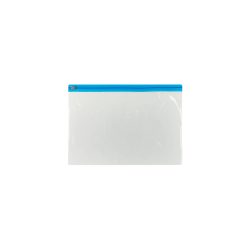 Office Depot Reißverschlusstaschen DIN A4 Reißverschluss PP (Polypropylen) Quer 29,7 (B) x 33,8 (T) x 24 (H) cm Blau 5 Stück