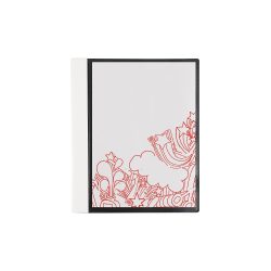 Office Depot Sichtbuch DIN A4 Schwarz Polypropylen mit Fronttasche 30 Hüllen 25,5 x 2,5 x 31 cm