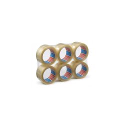 tesa Verpackungsklebeband tesapack Transparent 50 mm (B) x 66 m (L) PP (Polypropylen) 4120 6 Rollen