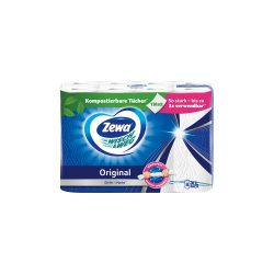 Zewa Küchenrolle Wisch & Weg Original 2-lagig 8 Rollen à 45 Blatt