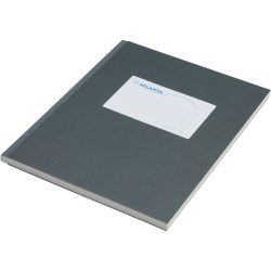 Djois Atlanta Notizbuch Geleimt Spezial Liniert 16 x 21 cm Grau 80 Blatt
