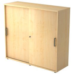 Hammerbacher Schiebetürenschrank 3FH SG Ahorn 1.200 x 400 x 1.100 mm