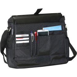 Monolith Laptoptasche Courier Polyester Schwarz 41,5 x 13 x 31 cm
