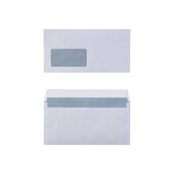 Office Depot Briefumschläge Mit Fenster C5/6 220 (B) x 110 (H) mm Abziehstreifen Weiss 80 g/m² 1000 Stück