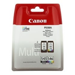 Canon PG-545/CL-546 Original Tintenpatrone 8287B005 Schwarz, cyan, magenta, gelb 2 Stück Multipack