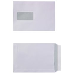 Office Depot Briefumschläge Mit Fenster C5 162 (B) x 229 (H) mm Abziehstreifen Weiss 90 g/m² 500 Stück