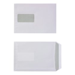 Viking Briefumschläge Mit Fenster C5 162 (B) x 229 (H) mm Selbstklebend Weiss 90 g/m² 500 Stück