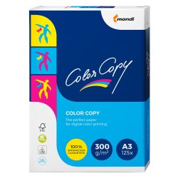 Mondi Color Paper DIN A3 Druckerpapier 300 g/m² Glatt Weiß 125 Blatt