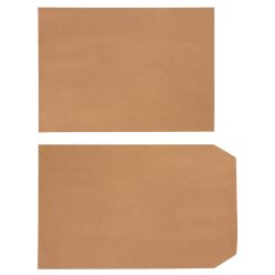 Viking Briefumschläge Ohne Fenster C5 162 (B) x 229 (H) mm Selbstklebend Braun 90 g/m² 500 Stück