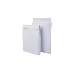 Viking Faltenversandtaschen B4 150 g/m² Weiß Ohne Fenster Abziehstreifen 100 Stück