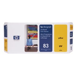 HP 83 Original Druckkopf und Reiniger C4963A Gelb 1