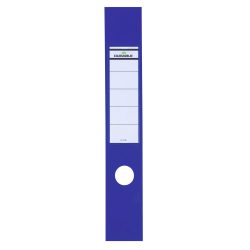 DURABLE ORDOFIX Selbstklebende Ordneretiketten 60 x 390 mm Blau 10 Stück