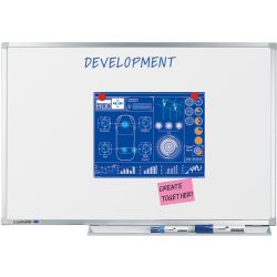 Legamaster wandmontierbares magnetisches Whiteboard Emaille Professional 60 x 45 cm