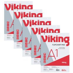 Office Depot wandmontierbares Blanko Flipchart-Papier Perforiert A1 70gsm 40 Blatt