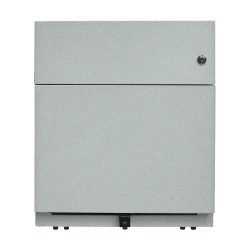 Bisley Rollcontainer Note 1 Schublade Silber 420 x 565 x 495 mm