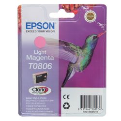 Epson T0806 Original Tintenpatrone C13T080640 Hell Magenta