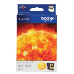 BROTHER Tintenpatrone yellow LC-980Y DCP-165C 260 Seiten