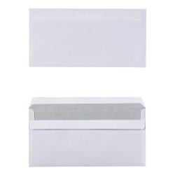 Viking Briefumschläge Ohne Fenster DL 220 (B) x 110 (H) mm Selbstklebend Weiß 75 g/m² 1000 Stück