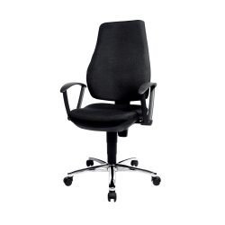TOPSTAR Ergonomischer Bürostuhl Power Star Profi Stoff Schwarz