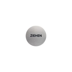 DURABLE Piktogramm Edelstahl ZIEHEN