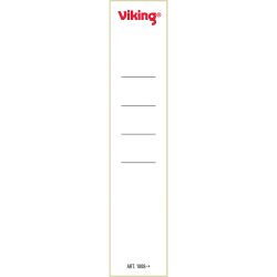 Viking Selbstklebend Rückenschilder A4 39 x 191 mm Weiss 10 Stück