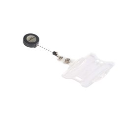 DURABLE Halter f. Ausweis 85x54mm 801119 mit Jojo 10 St&uuml;ck