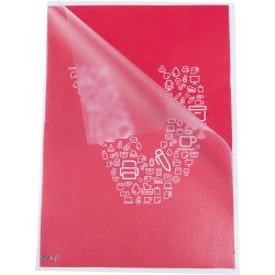 Office Depot Deluxe Stark Klarsichthülle DIN A4 Genarbt Transparent PP (Polypropylen) 165 Mikron 25 Stück