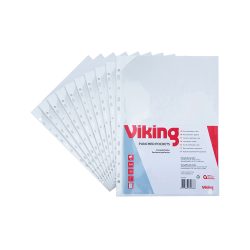 Office Depot Premium Prospekthüllen DIN A4 Glasklar Transparent 110 Mikron PP (Polypropylen) Öffnung Oben 11 Löcher 25 Stück