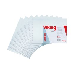 Office Depot Premium Prospekthüllen DIN A3 Genarbt Transparent 110 Mikron PP (Polypropylen) Oben 11 Löcher 10 Stück