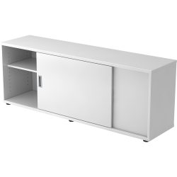 Hammerbacher Sideboard V1758S Weiß 1.600 x 400 x 596 mm