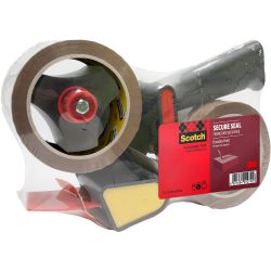 SCOTCH Verpackungsband 50mmx66m LN5066R2D 1 Abroller + 2 Rollen LowNoise