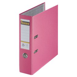 Bene No.1 Power Ordner A4 80 mm Rosa 2 Ringe 291400 PP (Polypropylen) Glatt Hochformat