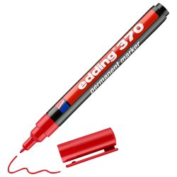 edding 370 Rundspitze Permanentmarker Rundspitze 1 mm Rot