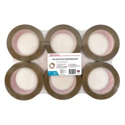 Office Depot Verpackungsklebeband Industrial 48 mm x 100 m Braun 6 Rollen
