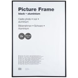 Niceday Bilderrahmen Schwarz 700 x 500 mm 2 Stück