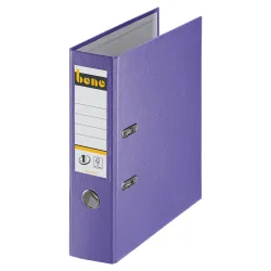 Bene No.1 Power Ordner A4 80 mm Violett 2 Ringe 291400 PP (Polypropylen) Glatt Hochformat